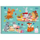 Caderno de desenho Tilibra sapeca kids espiral 48 folhas