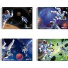 Caderno de Desenho Universitário Capa Dura Outer Space 60 Folhas (pacote com 5 Unidades)