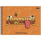 Caderno de Desenho Universitário Fortnite 80 Folhas Capa Dura Pacote com 5