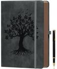 Caderno de diário ZXHQ, forrado grosso, 360 páginas, 100 g/m2, B5, cinza escuro Caderno de diário ZXHQ, forrado grosso, 360 páginas, 100 g/m2, B5, cinza escuro