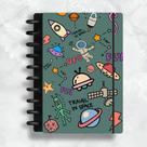 Caderno de disco astronauta 8 discos - soul disc