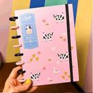 Caderno de Disco smell the flowers a5 buendia pcd52106