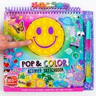 Caderno de esboços Just My Style Pop & Color com conjunto de canetas para crianças Caderno de esboços Just My Style Pop & Color com conjunto de canetas para crianças