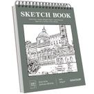 Caderno de esboços Soucolor 9x12 100 folhas encadernado em espiral 100gsm