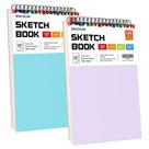 Caderno de Esboços Soucolor 9x12 Polegadas - 100 Folhas para Artistas