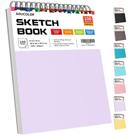 Caderno de Esboços Soucolor Aesthetic 9x12cm - 100 Folhas Roxo