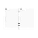 Caderno De Folhas Soltas A5 A6 A7 Com 45 Folhas, Encadernação Espiral, Papel Com Linhas, Pontos E