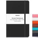 Caderno de jornal Huhuhero Capa dura de couro 120gsm 5,25x8,25cm