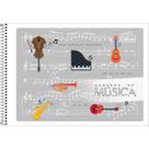 Caderno de Música Espiral Capa Flexível P Tilibra 48 Folhas (Pacote com 20 unidades) - Sortido Caderno de Música Espiral Capa Flexível P Tilibra 48 Folhas (Pacote com 20 unidades) - Sortido