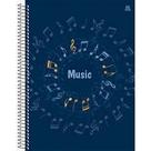 Caderno de Música Universitário SD 80 Fls Capa Dura
