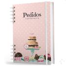 Caderno De Pedidos Confeiteira - 200 Páginas Coloridas