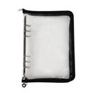 Caderno de PVC Binder MultiBey A5 de 6 anéis com zíper e 10 bolsos