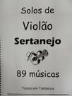 Caderno de Solos Violão Sertanejo 89 músicas