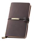 Caderno de Viagem Robrasim - Couro, Cor Café