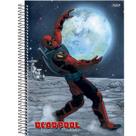 Caderno Deadpool Marvel Universitário 10 Matérias 160 Folhas