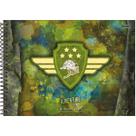 Caderno desenho 80 fls Adventure Jandaia