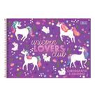 Caderno Desenho 80 Folhas Unicornio Blink Tilibra 1877 Caderno Desenho 80 Folhas Unicornio Blink Tilibra 1877