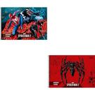 Caderno Desenho Univ Capa Dura Spider Man Game 80Fls Espiral
