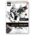Caderno Desenho Universitario Sketchbook Tecnico 50F.150G