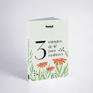 Caderno Devocional 3 Minutos de Fé Para Mulher Flor Laranja