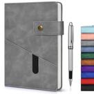 Caderno Diário Couro Cinza A5 - 200 Páginas Caderno Diário Couro Cinza A5 - 200 Páginas