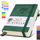 Caderno Diário PERCUN A5 em Couro - 365 Páginas, 100g/m²