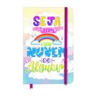 Caderno Diario Seja Um Arco-íris Na Nuvem De Alguém
