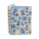 Caderno Disco Personalizável Tamanho M Inteligente Nautico