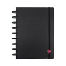 Caderno disko all black g dk21d253 80 folhas pretas