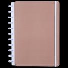 Caderno Disko Mocha Grande G Capa Dura Disco Reposicionável