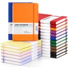 Caderno Dynta A5 com capa dura em couro, 20 unidades, 200 páginas