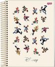 Caderno Escolar 1 Matéria 80fl Disney Mickey Jandaia Adesivo