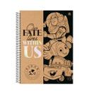 Caderno Escolar 1 Matéria 80Fls Pixar Com Adesivos Capa Dura