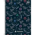Caderno Escolar 1x1 Capa Dura Playstation 80 Folhas Tilibra Cor:Playstation
