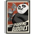 Caderno Escolar Personagem DreamWorks 1 Materia Com AdesivoS