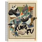 Caderno Escolar Personagem DreamWorks 10Materias Com Adesivo
