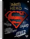 Caderno Escolar Superman 10 Matérias 160 Folhas Universitário Capa Dura