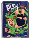 Caderno Escolar Youtuber Robin Hood 1 Matéria 80Fl Capa Dura