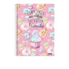 Caderno esp 1/4 cupcake 80fls foroni
