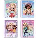 Caderno Espiral 1/4 Capa Dura DEBBY 80 Folhas Pacote com 10