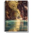 Caderno Espiral 1/4 Capa Dura NEW 200 Folhas - Pacote com 05 Unidades
