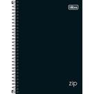 Caderno Espiral 1/4 CS 48Fls Zip Preto Tilibra Caderno Espiral 1/4 CS 48Fls Zip Preto Tilibra