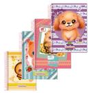 Caderno Espiral 1 Materia 80 Fls Universitario Sweet 4 Unid