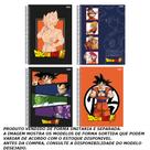 Caderno espiral 10x1 160f dragon ball - sao domingos