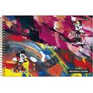 Caderno espiral 275x200mm cd cart 80fls disney projeto deei f 7718725