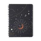 Caderno Espiral Astral Pautado 17X24 Eclipse Preto 80 Fls