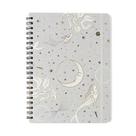 Caderno Espiral Astral Pautado 20X28 Maré Off White 80 Fls