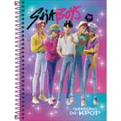 Caderno Espiral Capa Dura 1/4 Guerreiras do K-Pop 80 Folhas