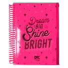 Caderno Espiral Capa Dura 10x1 - 160 Folhas Bubble - Dac ROSA NEON