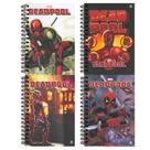 Caderno Espiral Capa Dura 10x1 - 160 Folhas - Deadpool - Animativa